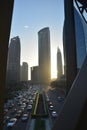 View of or from the tallest building of the world