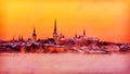 View of Tallinn view of the Baltic Sea Royalty Free Stock Photo