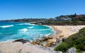 View of Tamarama beach during Bondi to Coogee coastal walk from Tamarama point in Sydney Australia Royalty Free Stock Photo