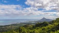 View on Tamarin Mauritius from Plaine Champagne