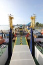 TandjungUban RORO Ferry Port and Pier Loading View Royalty Free Stock Photo