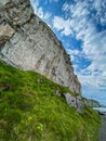 Road round the great orme in north wales Royalty Free Stock Photo