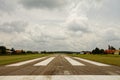 View of the tarmac on a small airfield