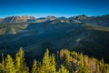 View of Tatra Mountains from hiking trail. Poland. Europe. Royalty Free Stock Photo