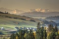 View on Tatras mounatins Poland. Royalty Free Stock Photo
