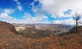 View from tauro summit to island of Gran Canaria Royalty Free Stock Photo