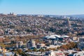 View of Tbilisi with Sameba, Trinity Church and other landmarks