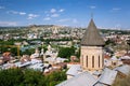 View of Tbilisi in Sunny weather Royalty Free Stock Photo