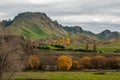 View on Te Mata peak and Tukituki River Valley