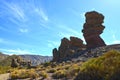 View of  Teide volcano in the National Park of Las Canadas del Teide,Tenerife,Canary Islands,Spain. Royalty Free Stock Photo