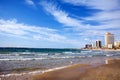 View of a Tel-Aviv beach Royalty Free Stock Photo