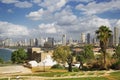 View of Tel-Aviv coastline from Jaffa, Royalty Free Stock Photo