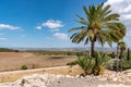 The view from Tel Megiddo Nation Park of the Jezreel Valley in Israel.