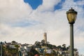 View of Telegraph Hill Neighborhood San Francisco CA USA Royalty Free Stock Photo