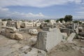 View of Telesterion, ancient Eleusis Royalty Free Stock Photo