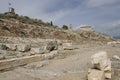 View of Telesterion, ancient Eleusis Royalty Free Stock Photo