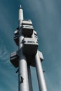View of the television tower in Prague Royalty Free Stock Photo