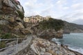 View Tellaro during a winter day Royalty Free Stock Photo