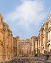 Temple of Bacchus, Heliopolis Roman ruins in Baalbek, Lebanon Royalty Free Stock Photo