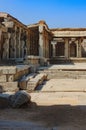 View of the temple of Bala Krishna in Hampi, India