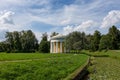 View of the Temple of Friendship in Pavlovsky Park on a summer day, St. Petersburg, Russia