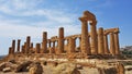 The temple of giunone, the valley of the temples, sicily Royalty Free Stock Photo