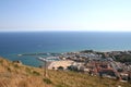 View from the Temple of Jupiter Anxur in Terracina, a splendid Italian town.