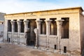 View of The Temple of Khnum, The Ram headed egyptian god