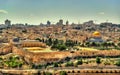 View of the Temple Mount in Jerusalem Royalty Free Stock Photo