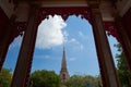 View from the temple of Wat Chalong, Phuket Royalty Free Stock Photo