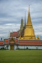 View of the temples of the Grand Royal Palace. Bangkok Royalty Free Stock Photo