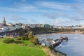 View of Tenby town and harbour Pembrokeshire Wales UK Royalty Free Stock Photo