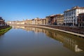 View of tenements in Pisa. Royalty Free Stock Photo