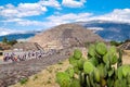 View of Teotihuacan, a major archaeological site in Mexico