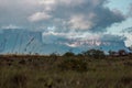 View of the Tepuyes chain in the Gran Sabana, Venezuela