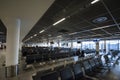 View of the Terminal 1 at Frankfurt INTL Airport (FRA Royalty Free Stock Photo