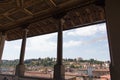 The view from Terrace of Saturn at Palazzo Vecchio, Florence, It Royalty Free Stock Photo