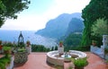 View from the terrace of villa Royalty Free Stock Photo