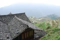 View of the terraced fields Chinese Village Royalty Free Stock Photo