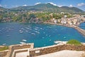 The view from the terraces of the Aragonese castle on Ischia isl