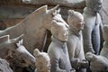 View of Terracotta Army, Xi'an, China Royalty Free Stock Photo