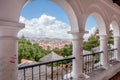 View of Terracotta rooftops at Sucre city in Bolivia