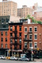 View of 10th Avenue from The High Line, in Chelsea, Manhattan, New York City Royalty Free Stock Photo