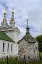 A 19th-century chapel near the Church of the Holy Spirit in the Ryazan Kremlin in Russia Royalty Free Stock Photo