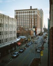 View of 4th Street in downtown, Louisville, Kentucky