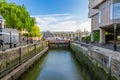 View of Thames from St.Katherine Dock