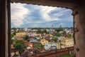 View of Thanjavur city from the palace window