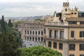 View of the Theatre of Marcellus from the roof of the Vittoriano.