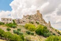 View at thge Ghost town Craco - Italy Royalty Free Stock Photo