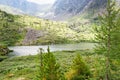 View on Third Lake of Karakol lakes in Altai Republic. Russia